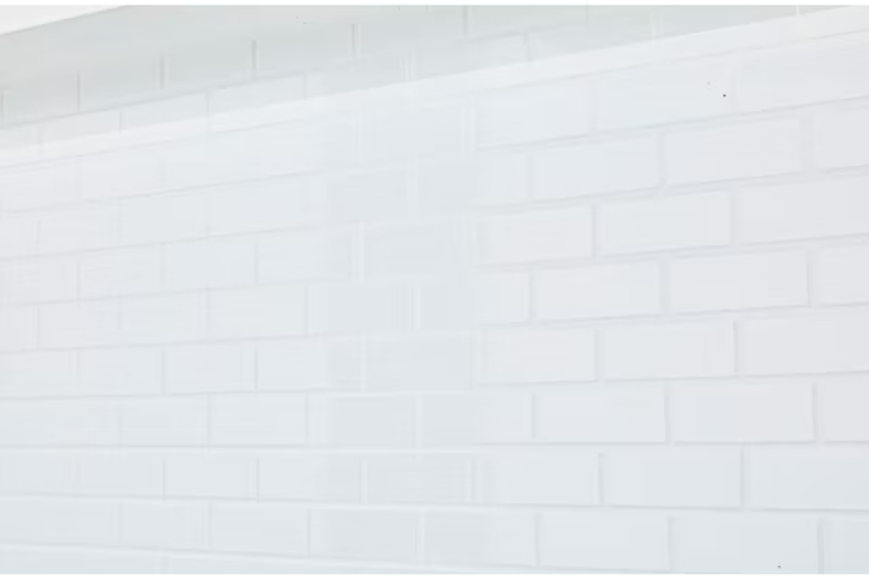 Mansfield NexTile 30-in L x 60-in W x 60-in H White 4-Piece Direct To Stud Bathtub Surround