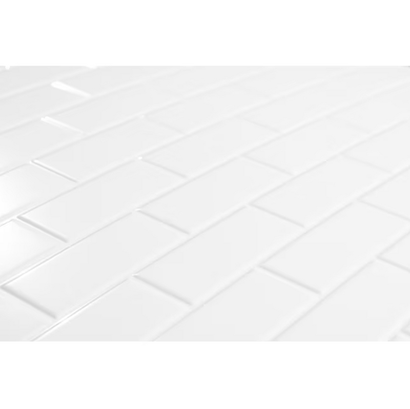 American Standard Elevate 30" W x 60" H Arctic White 3-Piece Bathtub Wall Panel Kit