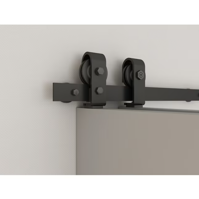 CALHOME  Primed White MDF Hollow Core Double Bifold Barn Door