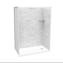 MAAX Utile Marble Carrara Direct To Stud Alcove Shower Side Wall Panel (ONLY)