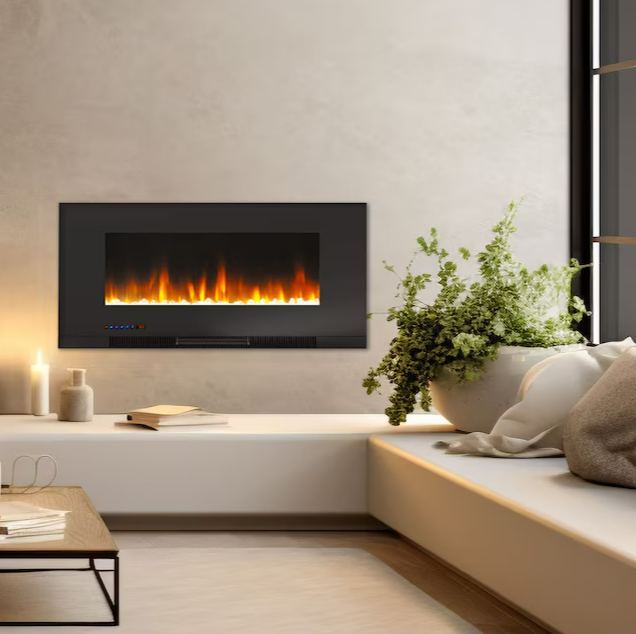 Cambridge 42" Fan-forced Wall-mount Electric Fireplace