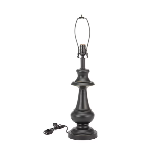 StyleCraft Home Collection 28" Bronze 3-way Table Lamp