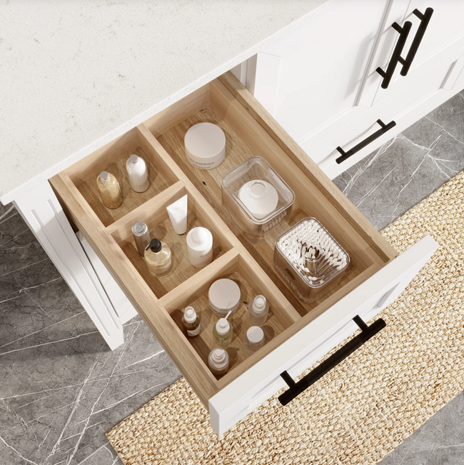 Spa Bathe Henley 60" White Undermount Single Sink Bathroom Vanity