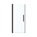 OVE Decors Pasadena Matte black 28" - 29.75" W x 72" H Frameless Shower Door