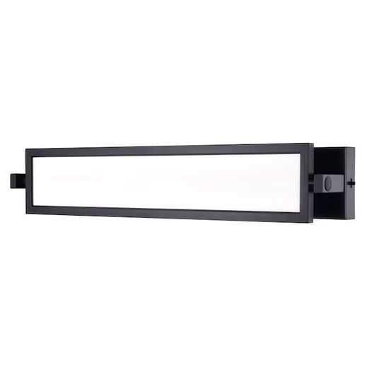 Cascadia Fremont 27-in 1 -Light Matte White Integrated LED Modern Vanity light bar