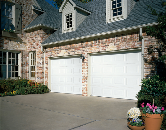 Wayne Dalton Classic Steel Model 9100 9-ft x 7-ft Insulated Taupe Single Garage Door
