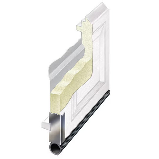 Wayne Dalton Classic Steel Model 9605 9-ft x 7-ft Insulated White Single Garage Door
