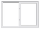 Pella 250 Series Vinyl Sliding Window Went Right with Screen (White)