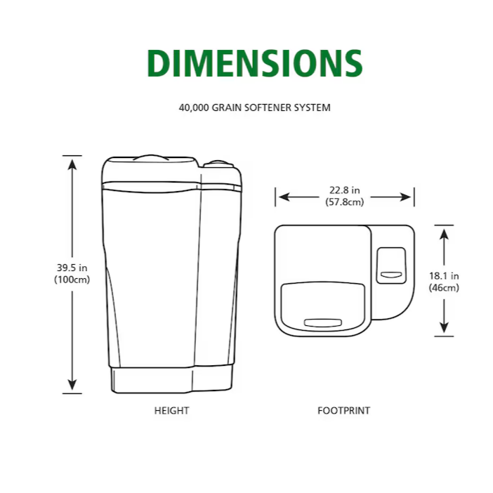 A.O. Smith 40000 - Grain Water Softener For High Iron Levels