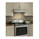 Broan 24" Convertible 300-CFM Stainless steel Under Cabinet Range Hood