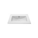 Swiss Madison 24" Rectangular Ceramic Vanity Top Sink with Single Faucet Hole
