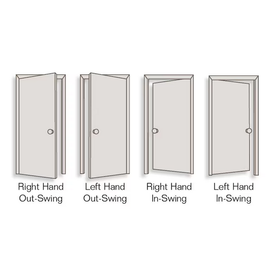 RELIABILT 32 x 80 in Steel Fiberglass RH inswing Prehung Front Door Insulating core
