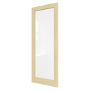 JUJUBON 24-in x 80-in Natural Solid core 1-panel Frosted Glass