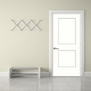 RELIABILT 32" x 80"  Hollow core 2-panel square Left hand  Single Prehung Interior Door