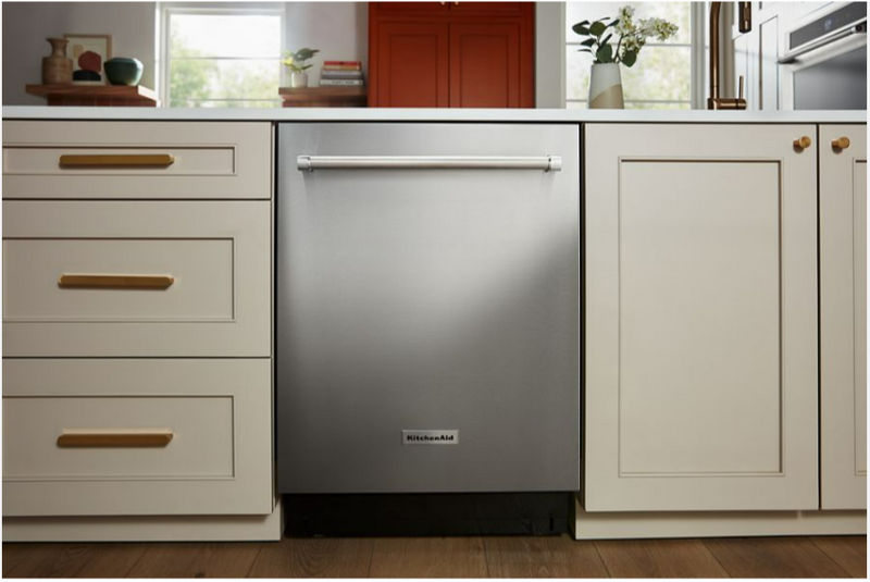 KitchenAid PrintShield Finish Flush-to-Cabinet Dishwasher with FreeFlex Fit Third Level Rack