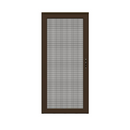 LARSON Platinum Secure Screen 37"x79" Woodland Aluminum Surface mount Right-Hand Outswing Security Door