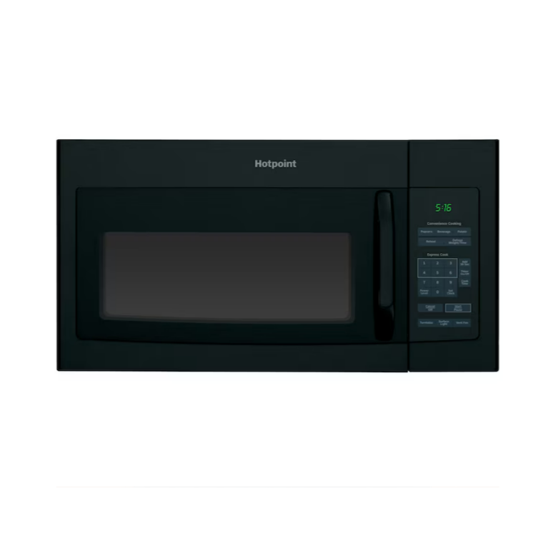Hotpoint 1.6-cu ft Over-the-Range Microwave - Black