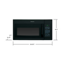 Hotpoint 1.6-cu ft Over-the-Range Microwave - Black