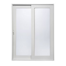 Milgard V400 Tuscany Series 92" x 93.5"  Jamb White Vinyl Left-hand Sliding Patio Door
