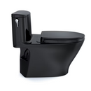 TOTO Nexus Ebony Elongated Chair Height Soft Close 1-piece Toilet