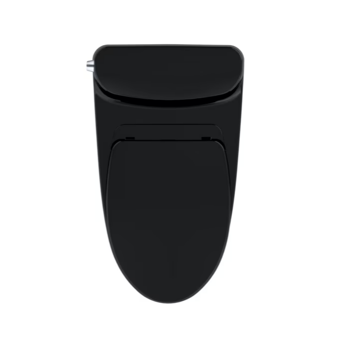 TOTO Nexus Ebony Elongated Chair Height Soft Close 1-piece Toilet