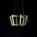 Phila Quartz and Bronze Pendant Light I by Aver