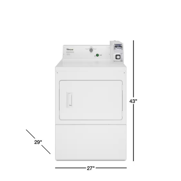 Whirlpool 7.4 cu. ft. Commercial Electric Vented Dryer
