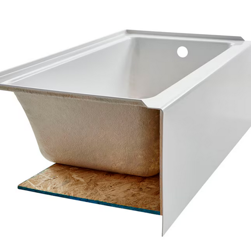 American Standard Studio 30" x 60" Acrylic Rectangle Alcove Soaking Bathtub Right Hand
