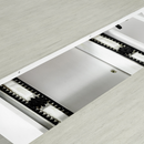 Palecek Broderick Extendable Dining Table, Light Driftwood