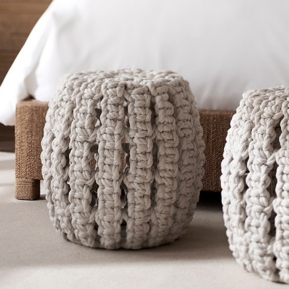 Palecek Annabel Hassock Stool