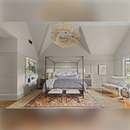 Palecek Miramar Chandelier White