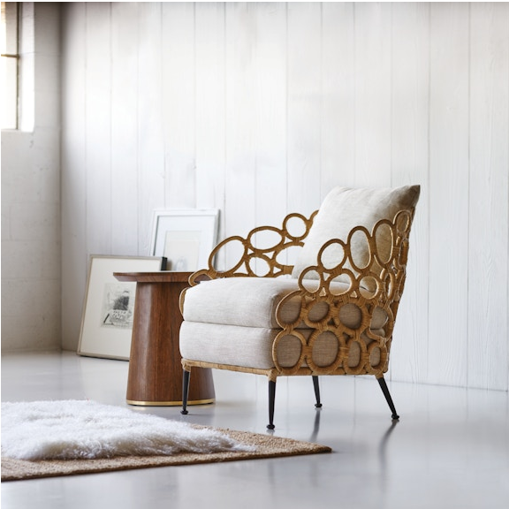 Palecek Ella Lounge Chair Natural