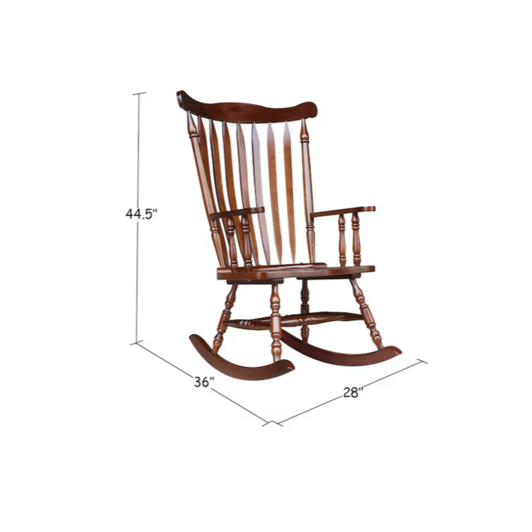 International Concepts Casual Espresso Rocking Chair