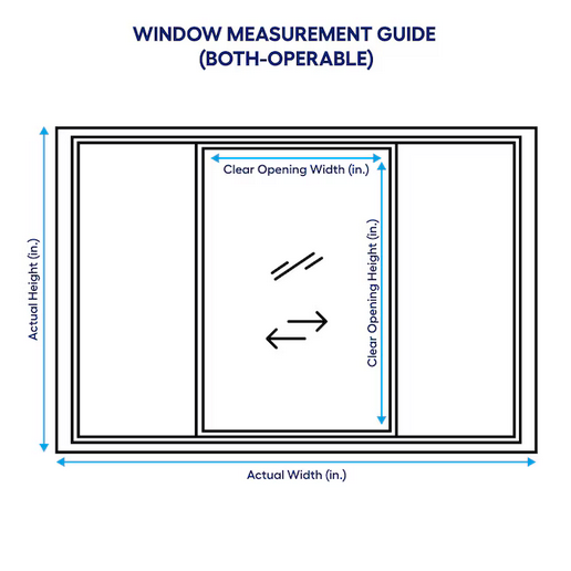 Milgard V250 Style Line Series 95.5" x 47.5" White Vinyl Sliding Window