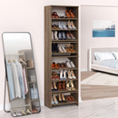 ClosetMaid BrightWood 25" x 82.5" x 14.59" Latte Shoe storage
