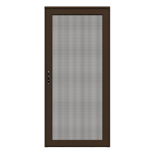 LARSON Platinum Secure Screen 35.5" x 81" Aluminum Surface mount Right Hand Security Door