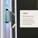 LARSON Platinum Secure Screen 32" x 81" Aluminum Surface mount Right Hand Security Door