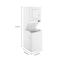 Whirlpool 24" 1.6 cu.ft Electric Stacked Laundry Center