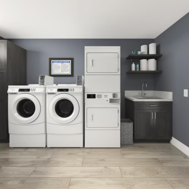Whirlpool 7.4-cu ft Gas Commercial Dryer -Non-Coin