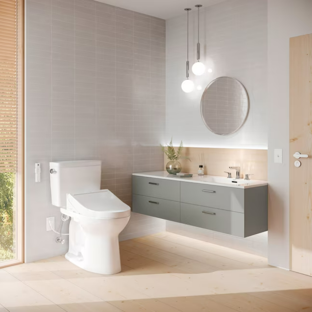TOTO Drake 12 in. Rough In Two-Piece 1.28 GPF Single Flush Elongated Toilet