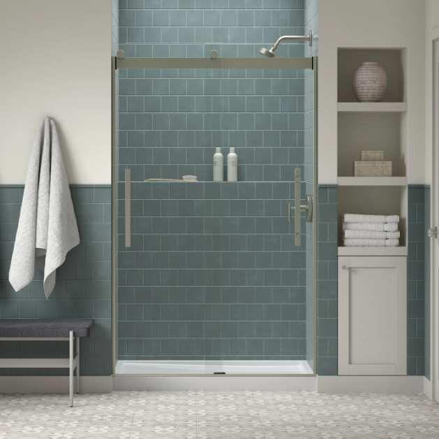 Kohler Tellin Shower Door - Brushed Nickel