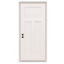MMI DOOR 36"x 90" 3-panel Craftsman Right Hand Primed Prehung Door