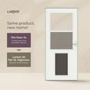 Larson20 Pet XL Highview 32-in x 81-in Reversible Hinge Storm Door - White