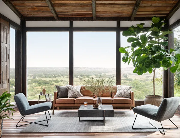 Four Hands Keppler Bluestone Square Coffee Table