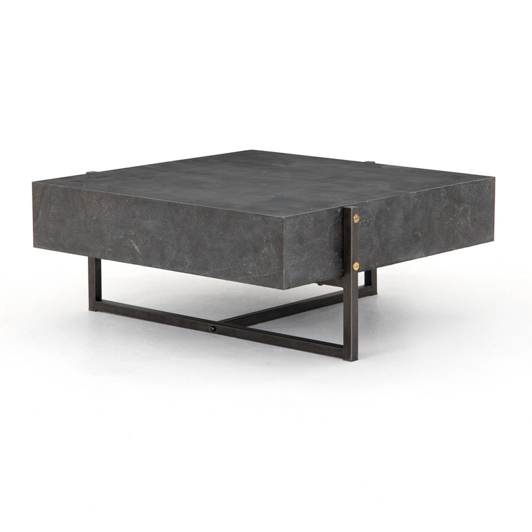 Four Hands Keppler Bluestone Square Coffee Table