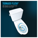 TOTO Drake Two-Piece Elongated 1.28 GPF TORNADO FLUSH Toilet