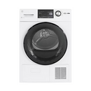 GE 4.1-cu ft Stackable Ventless Electric Dryer (White)