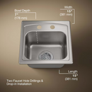 KOHLER Toccata Stainless steel Drop-in Residential Bar Sink