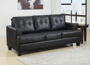 Samuel Transitional Black Sofa *Deal of the Day