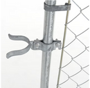 Fit-Right 6' x 6' Gauge Galvanized Adjustable Metal Chain Link Fence Gate Door Kit